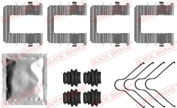 Accessory Kit, disc brake pad